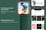 NNEKG Alexa Built in Smart Watch (Emerald Green)