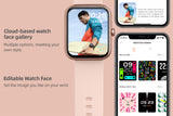 NNEKG Alexa Built in Smart Watch (Rose Gold)