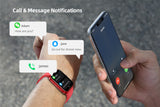 NNEKG Alexa Built in Smart Watch (Coral Red)