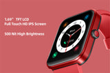 NNEKG Alexa Built in Smart Watch (Coral Red)