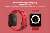 NNEKG Alexa Built in Smart Watch (Coral Red)