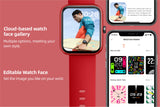 NNEKG Alexa Built in Smart Watch (Coral Red)