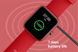 NNEKG Alexa Built in Smart Watch (Coral Red)