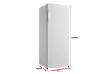 NNEKG 162L Upright Freezer White
