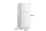NNEKG 236L Top Mount Fridge White