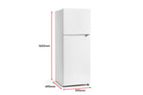NNEKG 314L Top Mount Fridge White