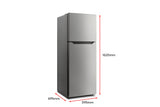 NNEKG 314L Top Mount Fridge Stainless Steel