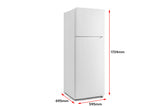 NNEKG 338L Top Mount Fridge White