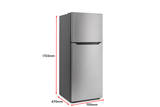 NNEKG 413L Top Mount Fridge Stainless Steel
