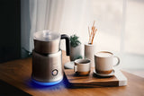 NNEKG Milk Frother & Warmer (Silver)