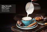 NNEKG Milk Frother & Warmer (Silver)