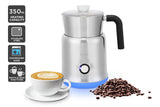 NNEKG Milk Frother & Warmer (Silver)