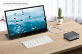 NNEKG 15.6 Full HD Portable IPS LED USB C Touchscreen Monitor (1920 x 1080)