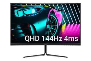 NNEKG 27 Curved QHD 144Hz FreeSync HDR Gaming Monitor (2560 x 1440)