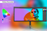 NNEKG 30 Curved Ultrawide 200Hz FreeSync Gaming Monitor (2560 x 1080)