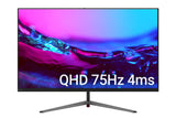 NNEKG 32 QHD IPS 75Hz Frameless FreeSync Monitor (2560 x 1440)
