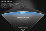NNEKG 34 Curved Ultrawide WQHD 100Hz Freesync Gaming Monitor (3440 x 1440)