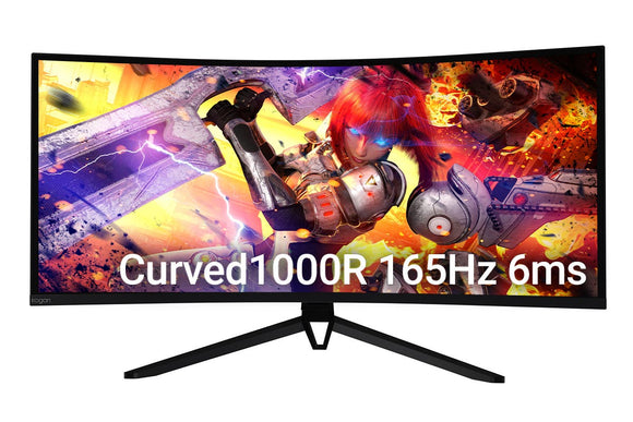 NNEKG 34 Curved Ultrawide WQHD 165Hz Freesync HDR Gaming Monitor (3440 x 1440)