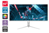 NNEKG 40 Ultrawide IPS WQHD 144Hz FreeSync USB C HDR Monitor (3440 x 1440)
