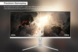 NNEKG 40 Ultrawide IPS WQHD 144Hz FreeSync USB C HDR Monitor (3440 x 1440)