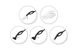 NNEKG 13 in 1 Steam Mop Replacement Pads (5 Pack)