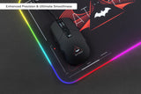 NNEKG RGB LED Gaming Mouse Pad (Official Batman Edition)