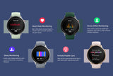 NNEKG Pulse+ II Smart Watch (Navy Blue)