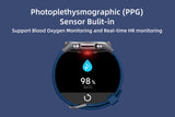 NNEKG Pulse+ II Smart Watch (Navy Blue)