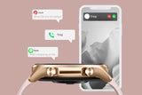 NNEKG Pulse+ II Smart Watch (Rose Gold)