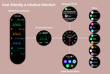 NNEKG Pulse+ II Smart Watch (Rose Gold)