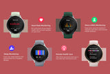 NNEKG Pulse+ II Smart Watch (Coral Red)