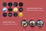 NNEKG Pulse+ II Smart Watch (Coral Red)