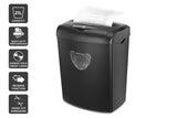 NNEKG Cross Cut 10 Sheet Paper Shredder