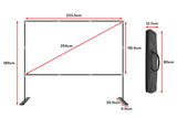 NNEKG 100 Portable Projector Screen with Stand