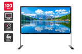 NNEKG 100 Portable Projector Screen with Stand