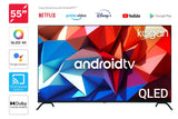 NNEKG QLED 55 4K UHD HDR Smart TV Android TV™(Dolby Atmos XQ9610)