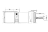 NNEKG IP54 Outdoor Smart Wi Fi Flood Light Security Camera