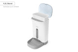 NNEKG Smart Wi Fi Pet Feeder with HD Camera 4.3L