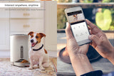 NNEKG Smart Wi Fi Pet Feeder with HD Camera 4.3L