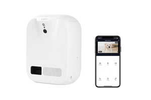 NNEKG Pet Treat Dispenser HD Camera (White)