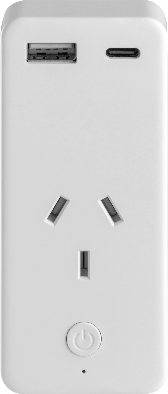 NNEKG Smart Plug With Energy Meter & 5V 2A USB A&C Ports (4 Pack)
