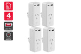 NNEKG Smart Plug With Energy Meter & 5V 2A USB A&C Ports (4 Pack)