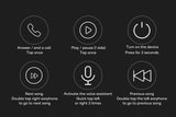 NNEKG W Pro Active Noise Cancelling Earphones with Wireless Charging Case (Black)