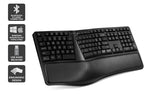 NNEKG Ergonomic Comfort Wireless Keyboard