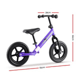 NNEDSZ Kids Balance Bike Ride On Toys Push Bicycle Wheels Toddler Baby 12 Bikes Pink