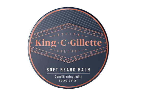 NNEKG King C. Gillette Mens Soft Beard Balm 100ml