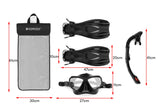 NNEKGE H2Pro Dive & Snorkeling Set Adult (Large)