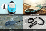 NNEKGE Inflatable Stand Up Paddle Board 10 + Accessories SUP
