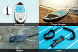 NNEKGE Inflatable Stand Up Paddle Board 11 + Accessories SUP