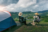 NNEKGE Luxury Reclining Camping Chair (Smoke)